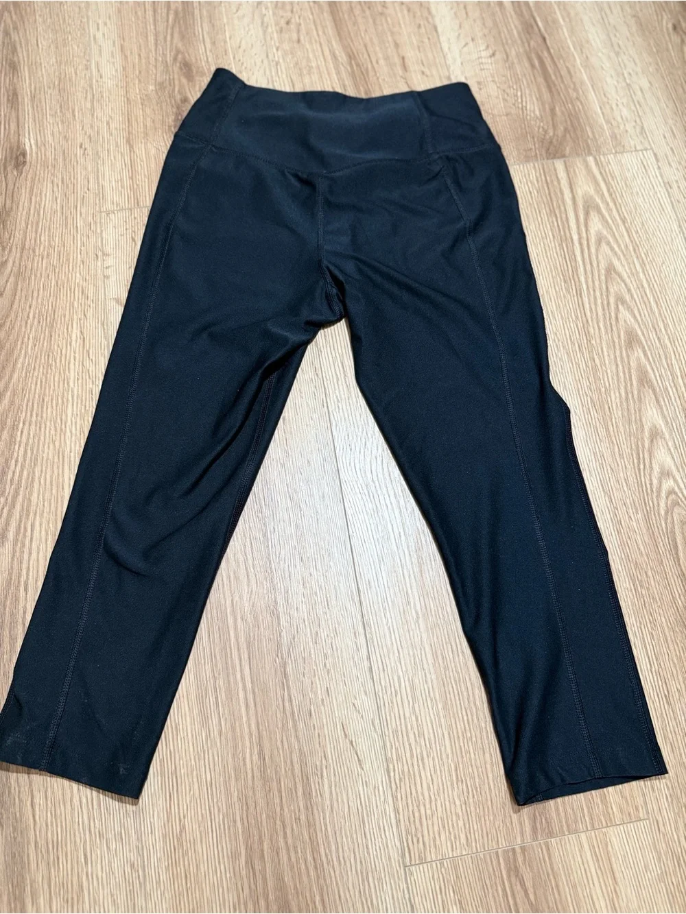 Nike Kids Black Cropped Athletic Leggings